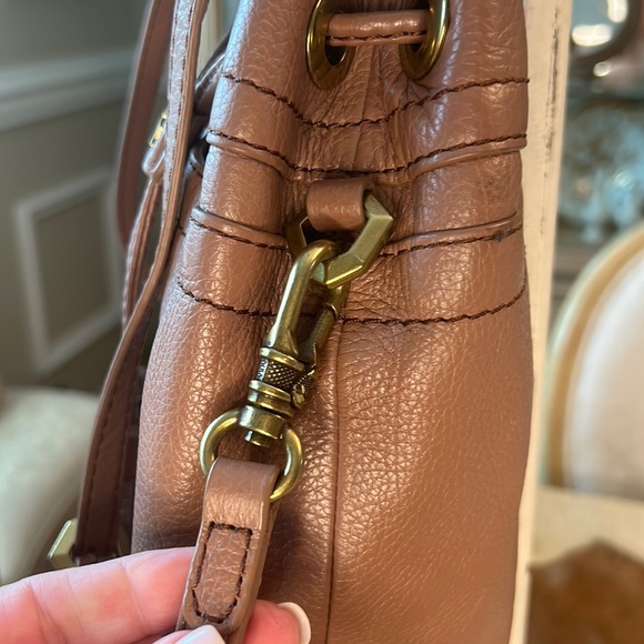 Roan Leather Bucket Purse - Picture 10 of 12